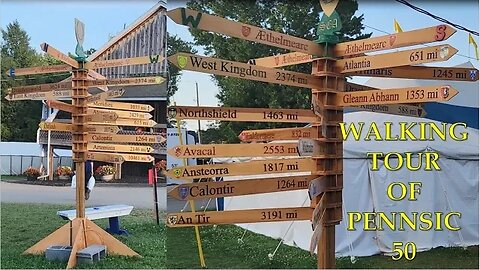 A Walking Tour of the Merchant Area | Pennsic 50