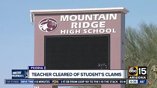 Police say Peoria teen made up claims against teacher