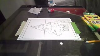 Coloring a Joke Coloring Book Page with Garfield Music