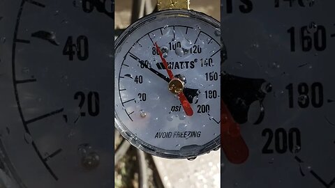 My problem with home water pressure gauge by Watts