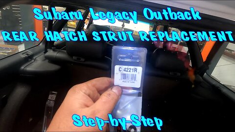 HOW TO: 1994-1999 Subaru Legacy Outback Rear Hatch Strut Replacement Step-by-Step Fat Guy Builds