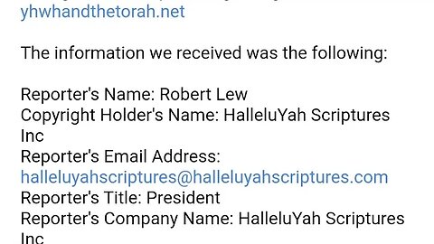 Another HalleluYAH Scriptures Attack and DMCA Copyright Lie Attacks - Demons Defending Dollars! 💰