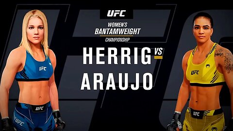 EA Sports UFC 4 Gameplay Viviane Araujo vs Felice Herrig