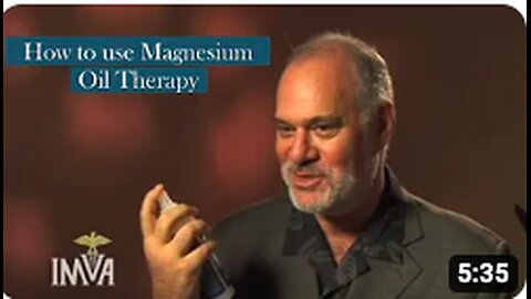 How to use Magnesium Oil Therapy - Mark Sircus, Ac., OMD