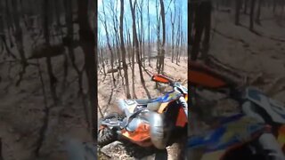 Nice try 😝 #hardenduro #enduro #failsoftheweek #motocross #ktm #insta360 #hindi #dirtbike #fail