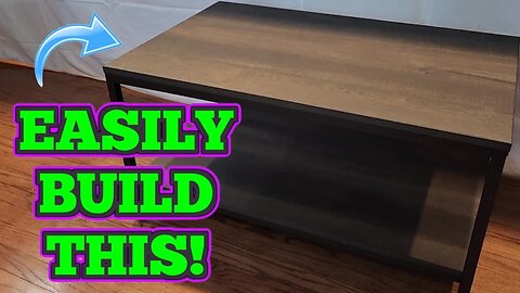 This Sauder Coffee Table Is So Easy To Build!