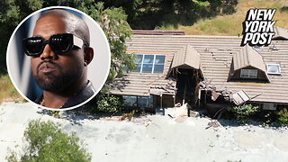 Video shows aerial of Kanye West's 300 acre ranch in ruins