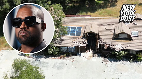 Video shows aerial of Kanye West's 300 acre ranch in ruins