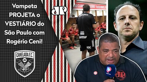 "Velho, eu JÁ ENFRENTEI o Rogério Ceni e TE DIGO que ele..." Vampeta PROJETA VESTIÁRIO do São Paulo!