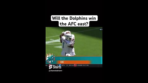 Will the Dolphins win the AFC east? #shorts #footballshorts #football #miamidolphins #sportsnews