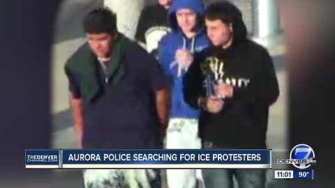 Aurora police ask for help ID'ing ICE protesters involved in flag desecration at detention center