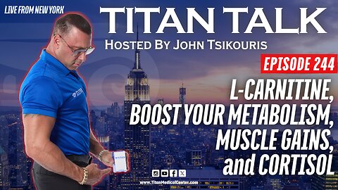 Titan Talk with John Tsikouris | L-Carnitine, Muscle Gains, Cortisol Levels