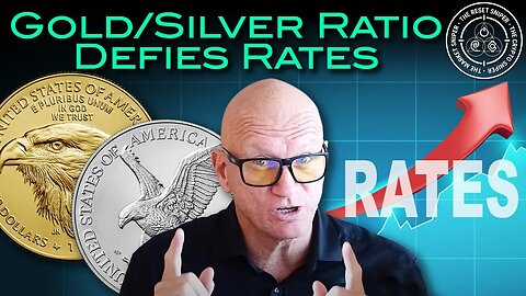 The Gold Silver ratio defies rising rates - what's happening?