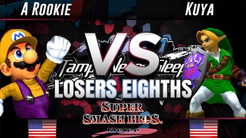 Kuya (Link) vs. SFS | A Rookie (Mario) - Melee Loser's Eighths - TNS 8