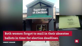 Roadie delivers absentee ballots on Election Tuesday | Rare Politics