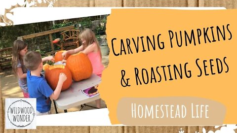 Carving Pumpkins & Roasting Pumpkin Seeds