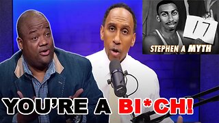 ESPN's Stephen A Smith has EPIC MELTDOWN on Jason Whitlock who CALLED him out for "LIES" in his book
