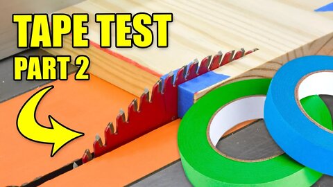 Tape Tear-Out Test: Part 2 / Woodworking Fact or Fiction