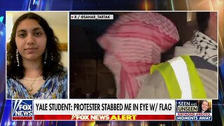 Yale Student: Anti-Israel Protester Stabbed Me In The Eye With Flag