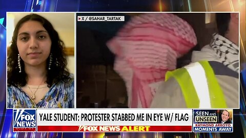 Yale Student: Anti-Israel Protester Stabbed Me In The Eye With Flag