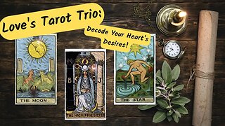 Love's Tarot Trio: Decode Your Heart's Desires! #tarot #inspiration #love
