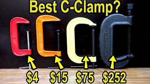 Best C-Clamp? Let’s Settle This! $4 vs 252, Wilton, Yost, Irwin, Wright Tool, Harden, WEN, Proto