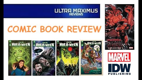 💥 Comic Book Review | Marvel Zombies: Black White & Blood #1 | Star Trek Holo-Ween #1-#4