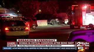Woman shot in head in north Tulsa