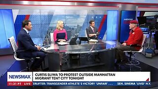 Curtis Sliwa to protest outside Manhattan migrant tent city