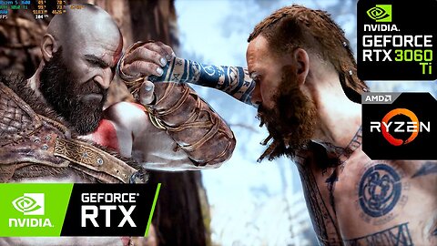 GOD OF WAR Ultra Graphics Gameplay - RTX 3060 Ti 8GB | RTX ON | Ray Tracing