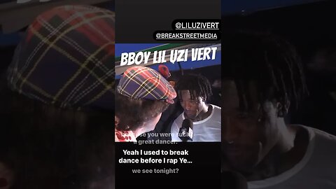 Lil uzi vert BREAKDANCER? Watch this! #bboy #liluzivert #breakdance #pinktape