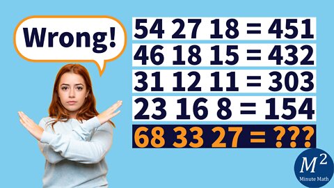 Brain Teaser You Friends Will Get Wrong! | Minute Math #brainteaser