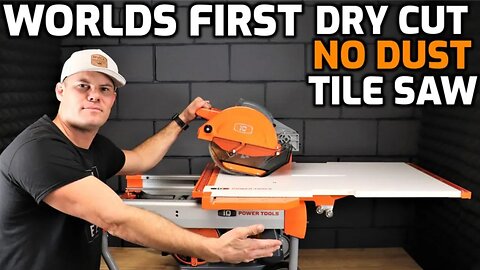 IQ Tile Saw DRY CUT NO DUST Full Review Part 1