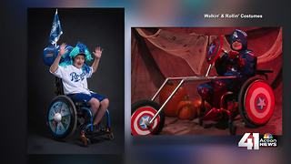 Olathe man designs Halloween inclusive costumes for children in wheelchairs