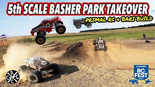 5th Scale Monster Truck Basher Park Takeover at Horizon RC Fest 2021