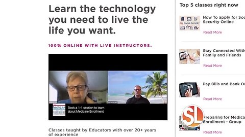 FREE online classes for seniors, taught by seniors