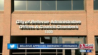 Bellevue approves emergency ordinance