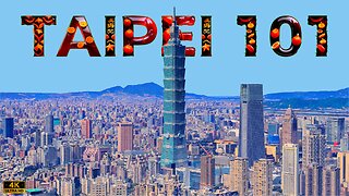 Taipei 101 Fly Around - 11th Tallest Building In The World