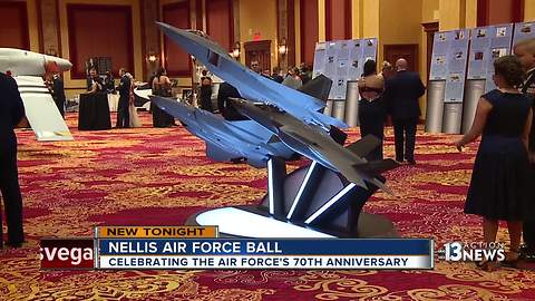 Nellis Air Force holds ball on Sept. 23