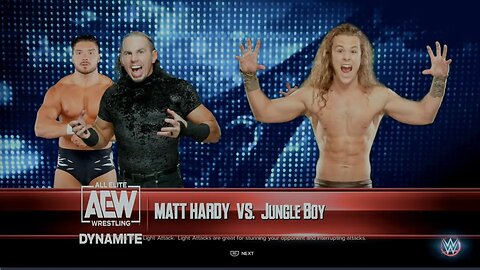 AEW Dynamite Matt Hardy vs Jungle Boy Jack Perry