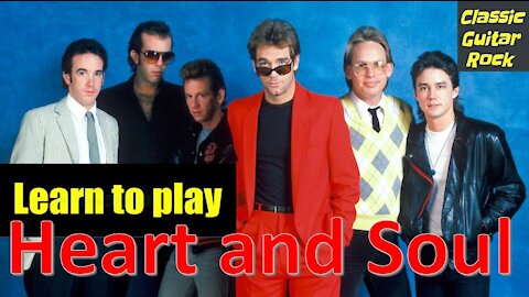 Learn to Play "Heart and Soul" by Huey Lewis and the News - Easy Guitar Lesson