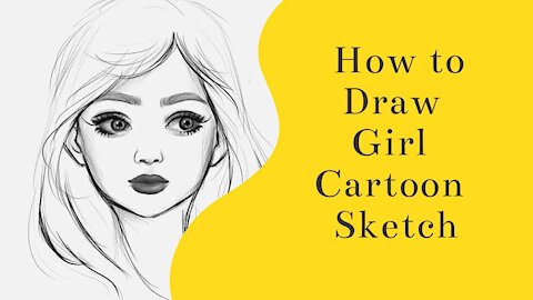 How to draw girl sketch | How to draw girl drawing