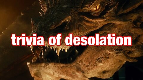 the desolation of Smaug trivia #thehobbit #movietrivia #peterjackson #thelordoftherings #middleearth