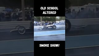 Wicked Old School Altered Smoke Show Burnouts! #shorts