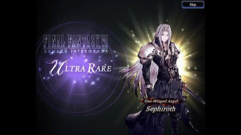 Jay pulls for Sephiroth on the 3rd anniversary banner in WOTV