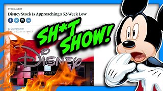 Disney's SH*T SHOW! Disney Stock Nears ROCK BOTTOM!