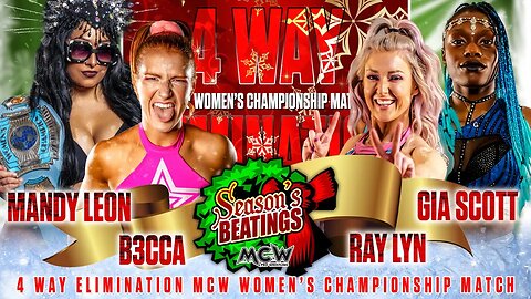 Woman's Championship Four Corners Elimination Match at MCW Seasons Beatings