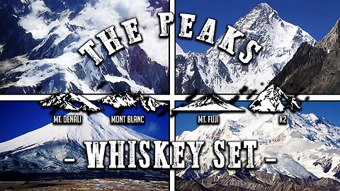 The Peaks Whiskey Glasses - 4 New Mountains! | The Whiskey Dictionary