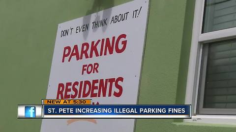 A parking ticket on St. Pete Beach will now cost you more