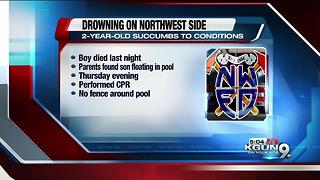 Two-year-old dies after drowning incident